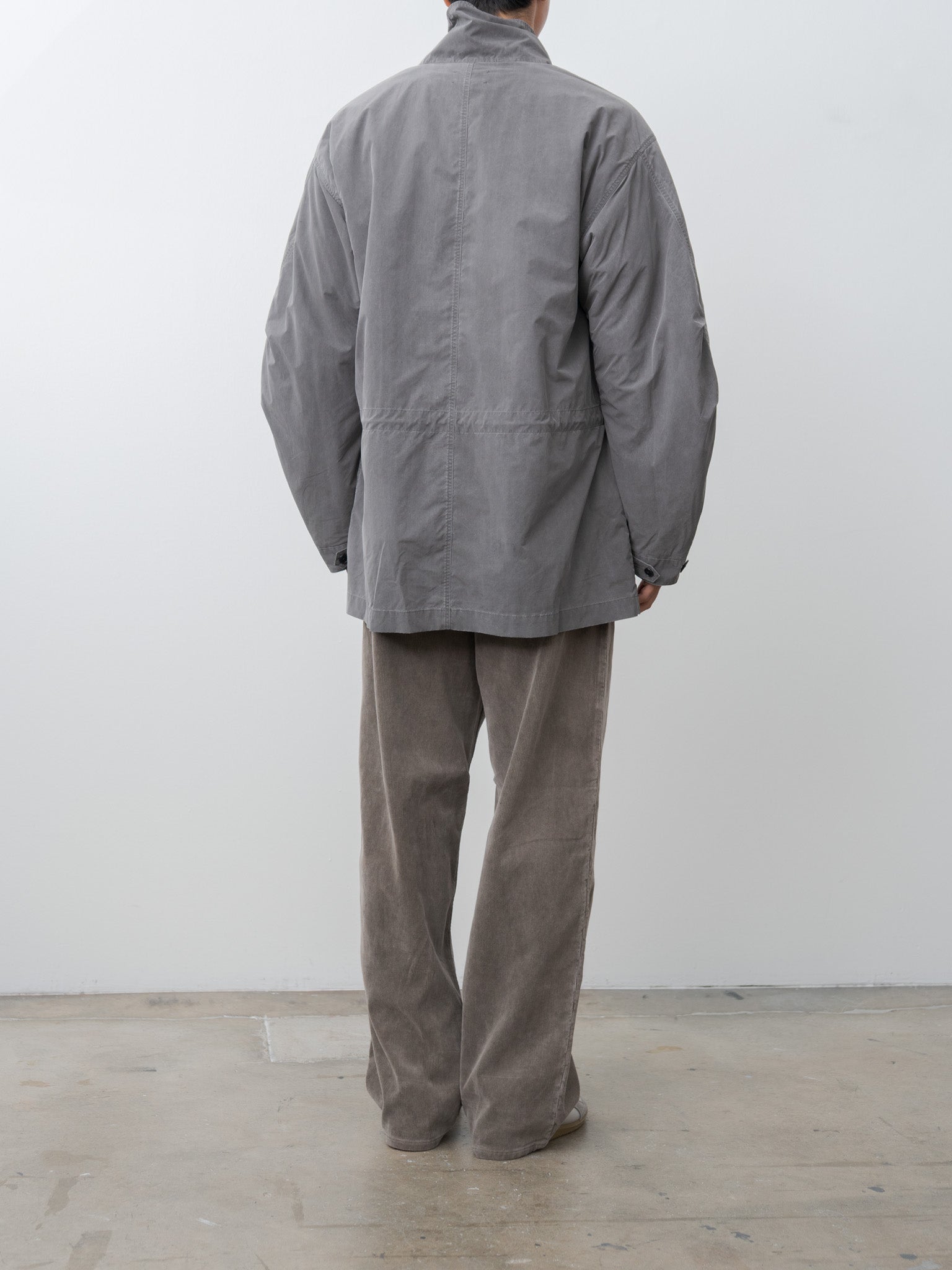 Namu Shop - Aton Pigment Air Weather Short Mods Coat - Sumi