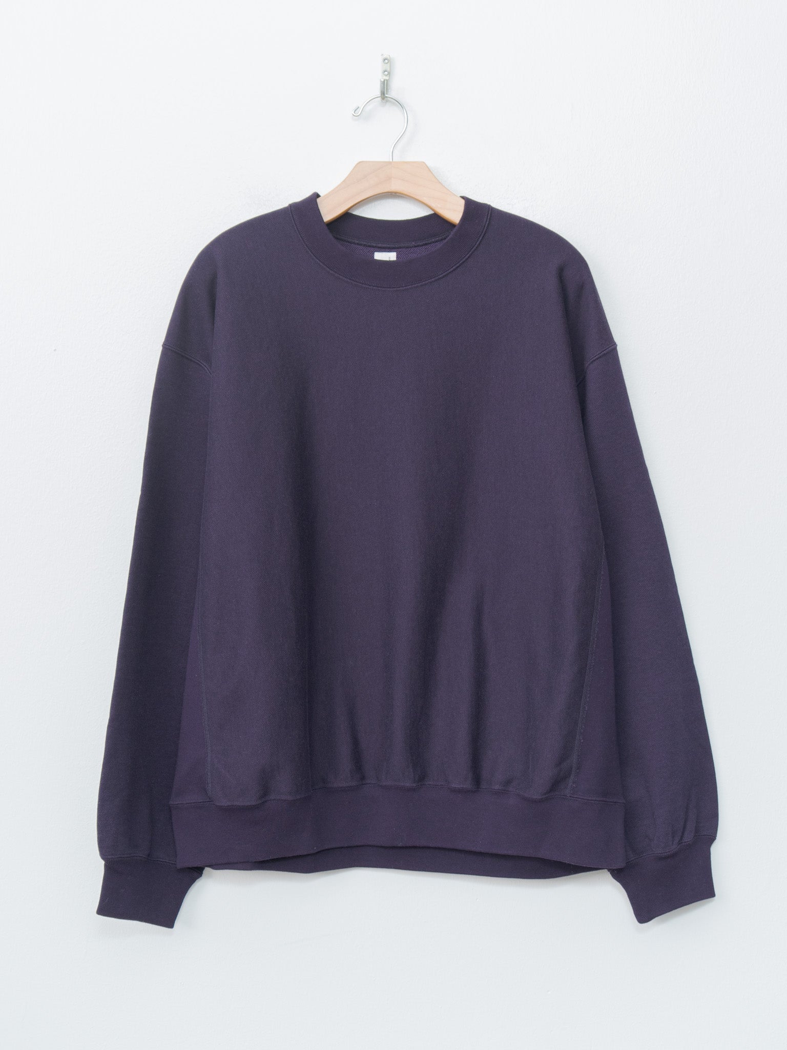 Namu Shop - Blurhms Crewneck Sweat P/O Wide - Dark Purple