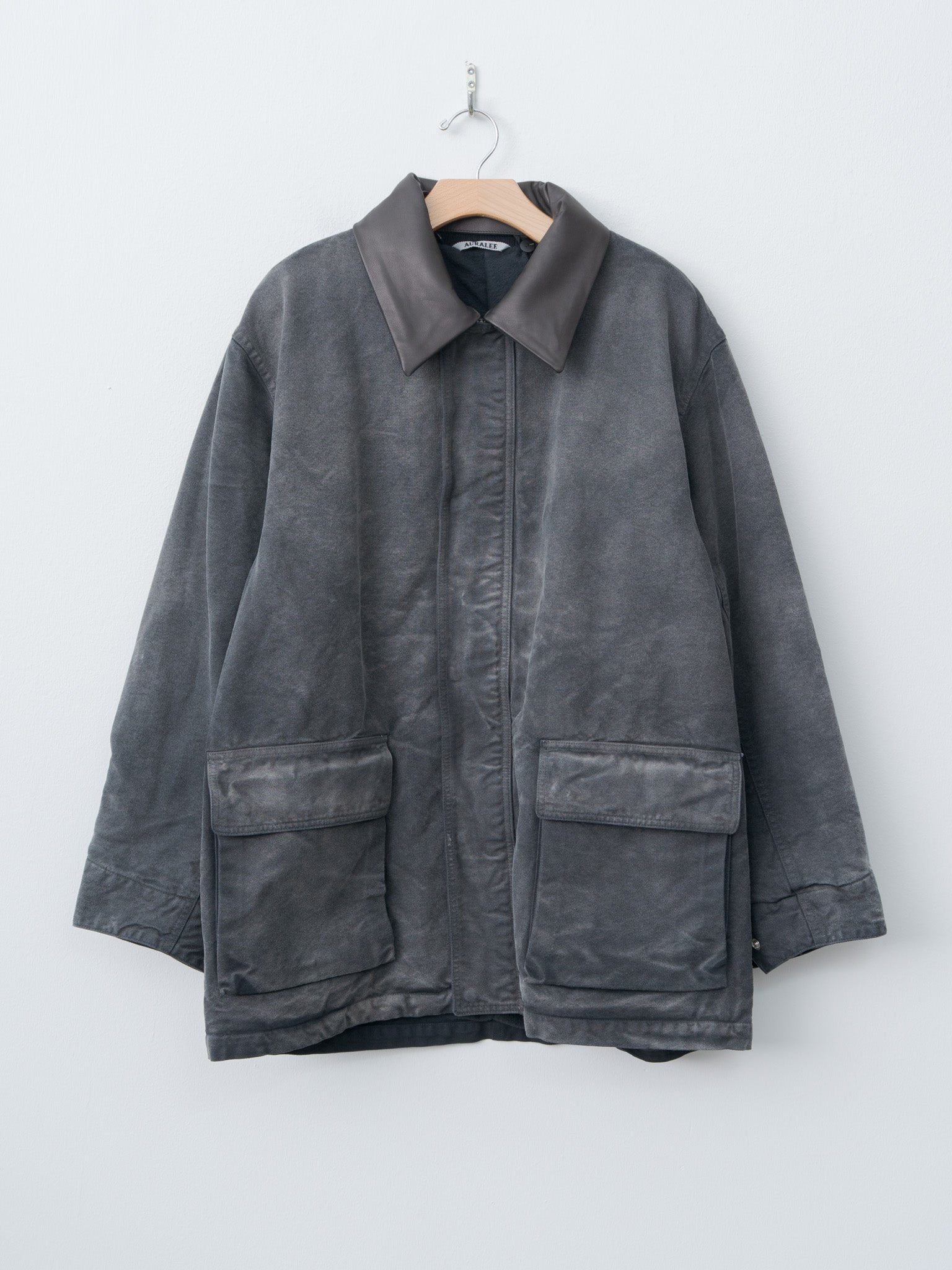 Namu Shop - Auralee Product Dyed Organic Cotton Duck Blouson