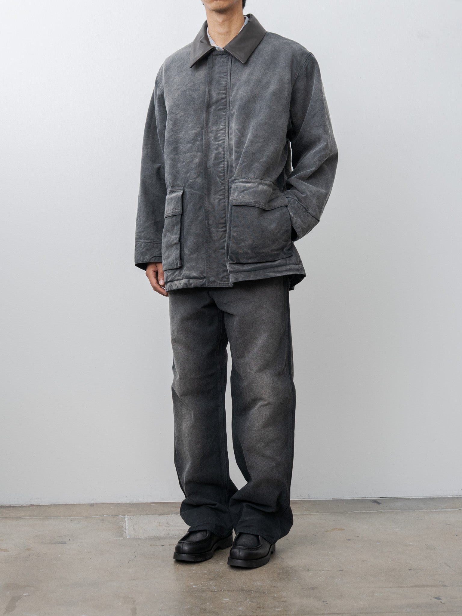 Namu Shop - Auralee Product Dyed Organic Cotton Duck Blouson