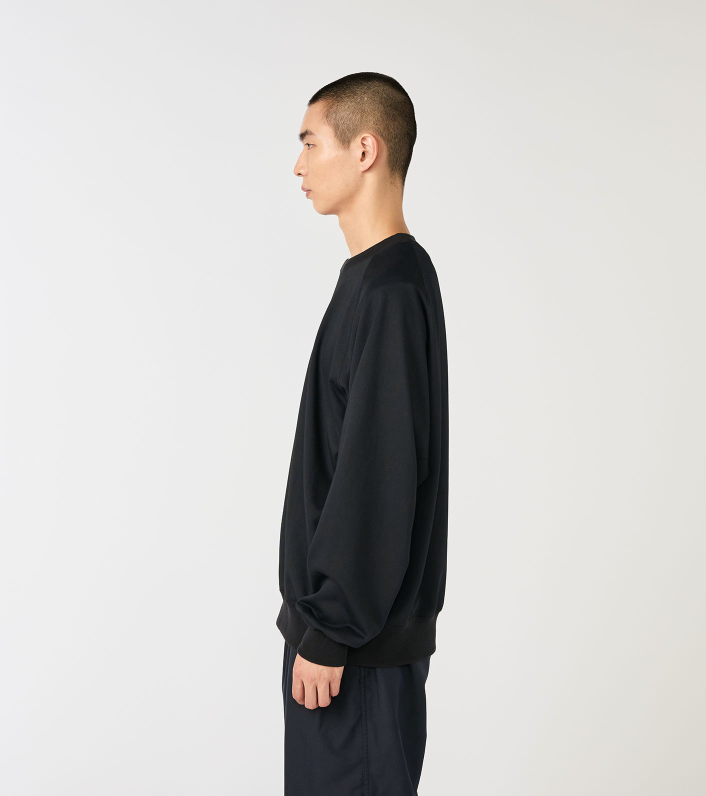 nanamica / Polyester Pile Crew Neck Sweat