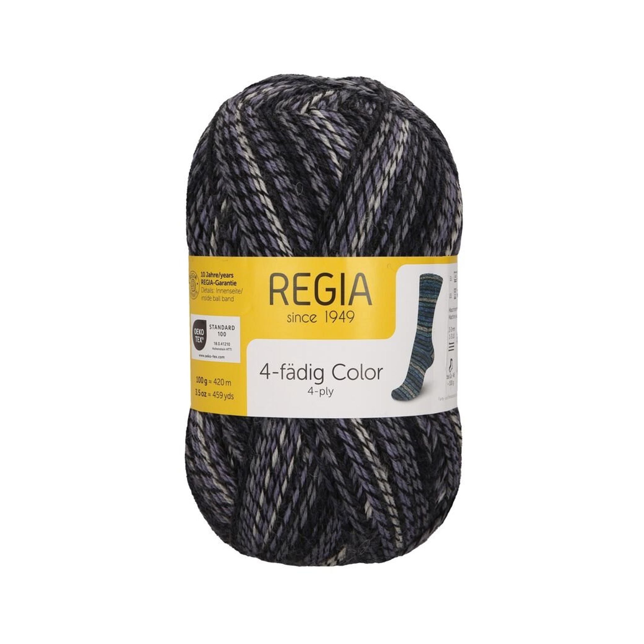 REGIA：レギア 4本撚りソックヤーン オールタイムクラシックス カラー