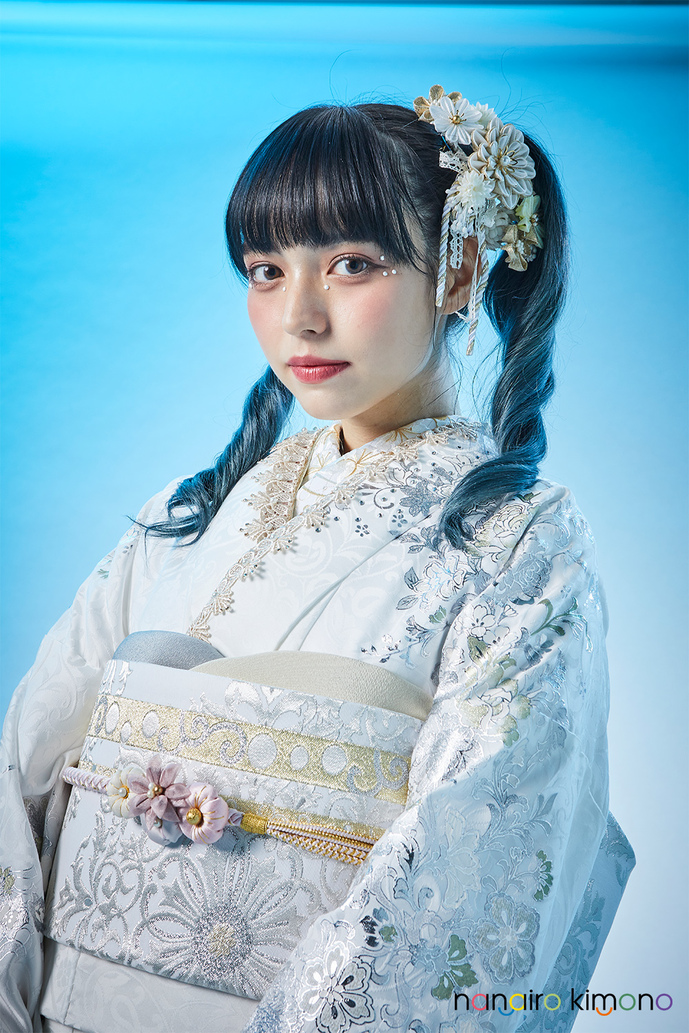 ナナイロキモノWEBショップ / 振袖フルセット｜白色・シルバー色