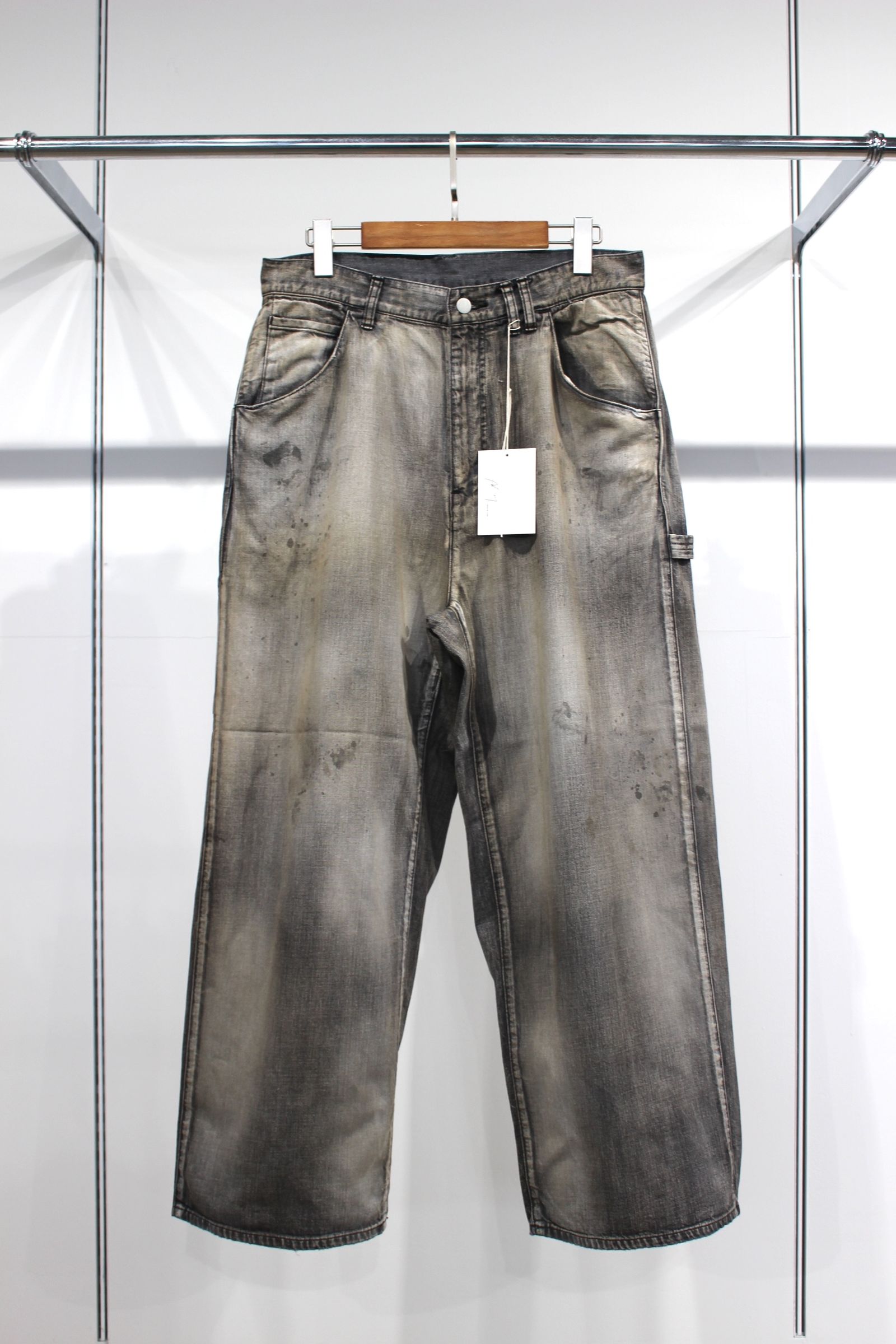 ANCELLM - AGING PAINTER PANTS/BLACK | NapsNote