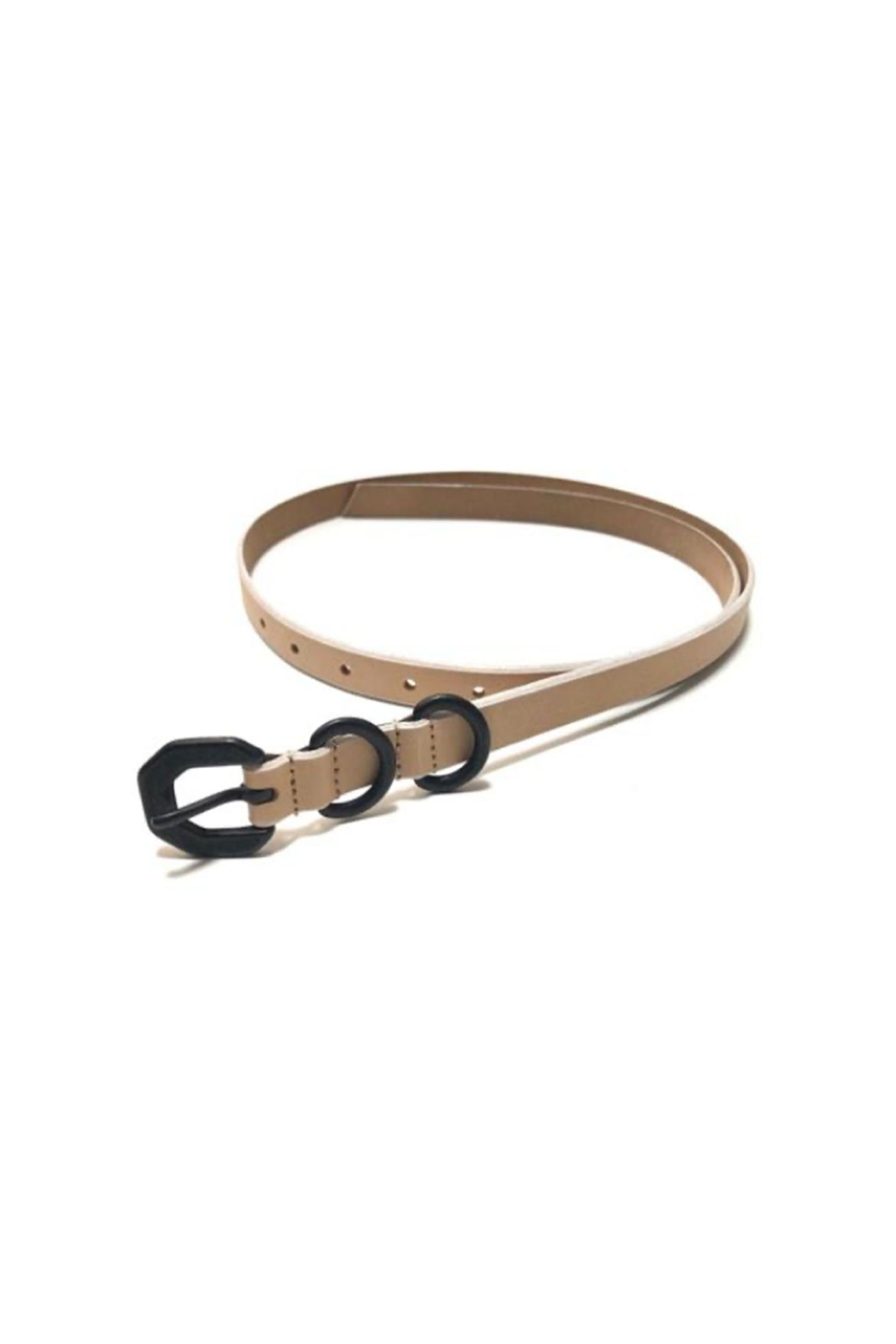 ANCELLM - NARROW LEATHER BELT | NATURAL | ベルト | NapsNote