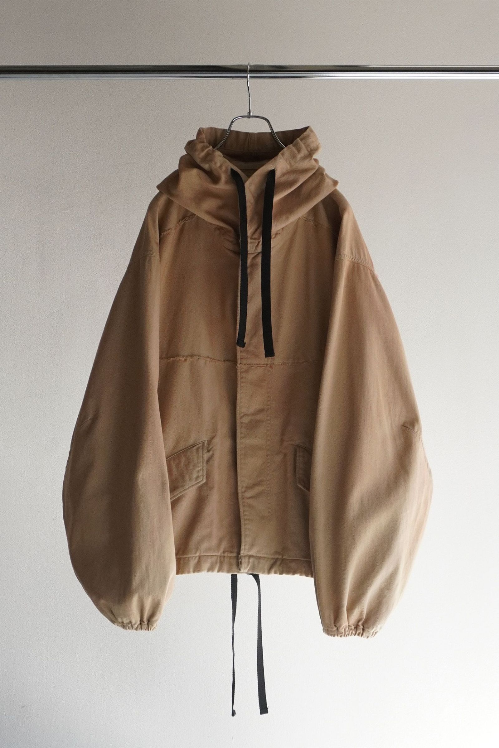 ANCELLM - DRILL HOODIE JACKET | BEIGE | ジャケット | NapsNote