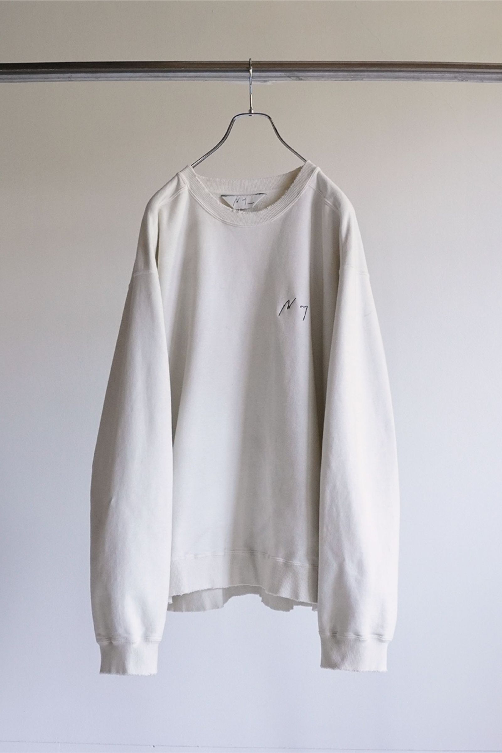 ANCELLM - AGING OVER SWEAT SHIRT/IVORY | NapsNote