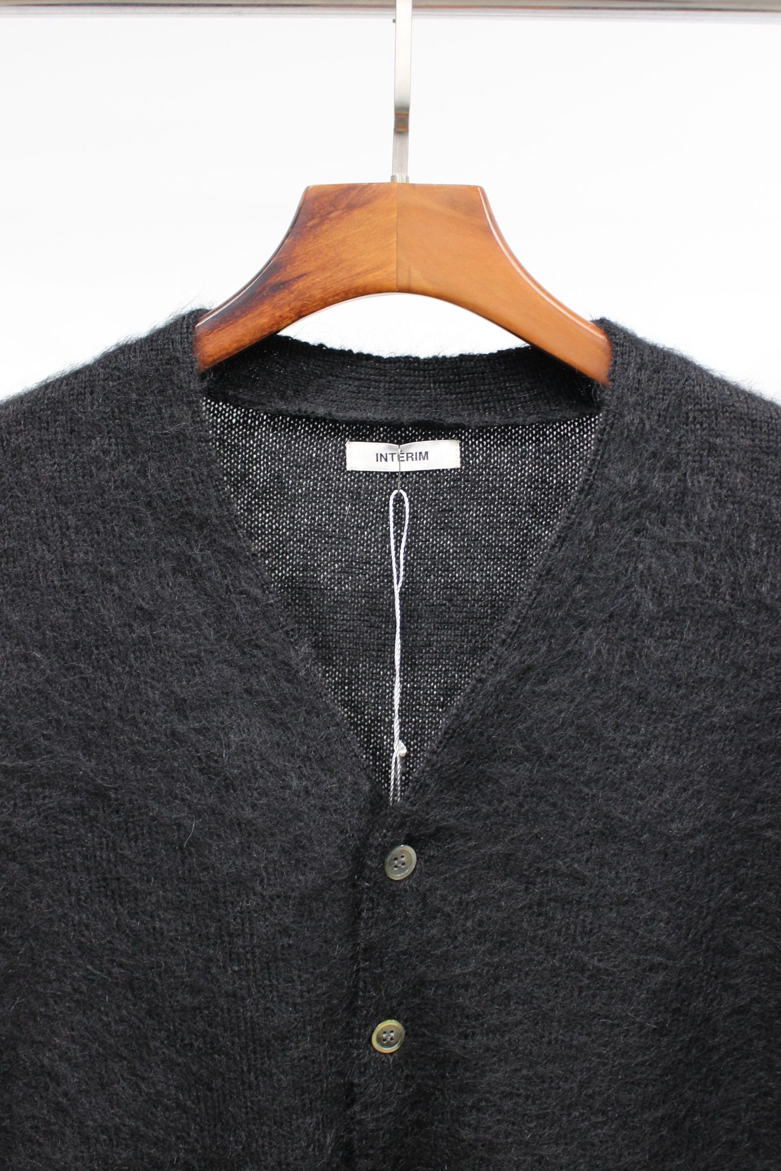 INTERIM - 50'S KID MOHAIR CARDIGAN/BLACK | NapsNote