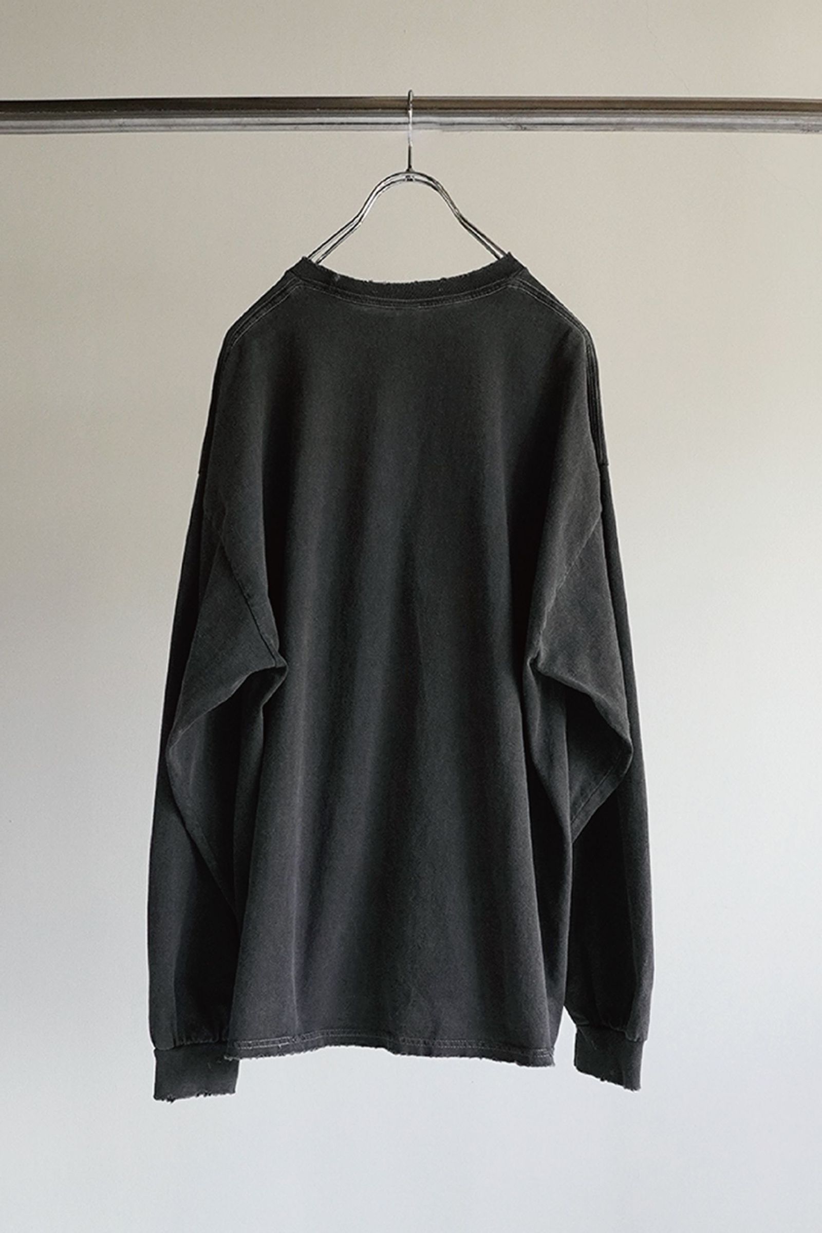 ANCELLM - LOGO LS T-SHIRT/F.BLACK (プリント) | NapsNote
