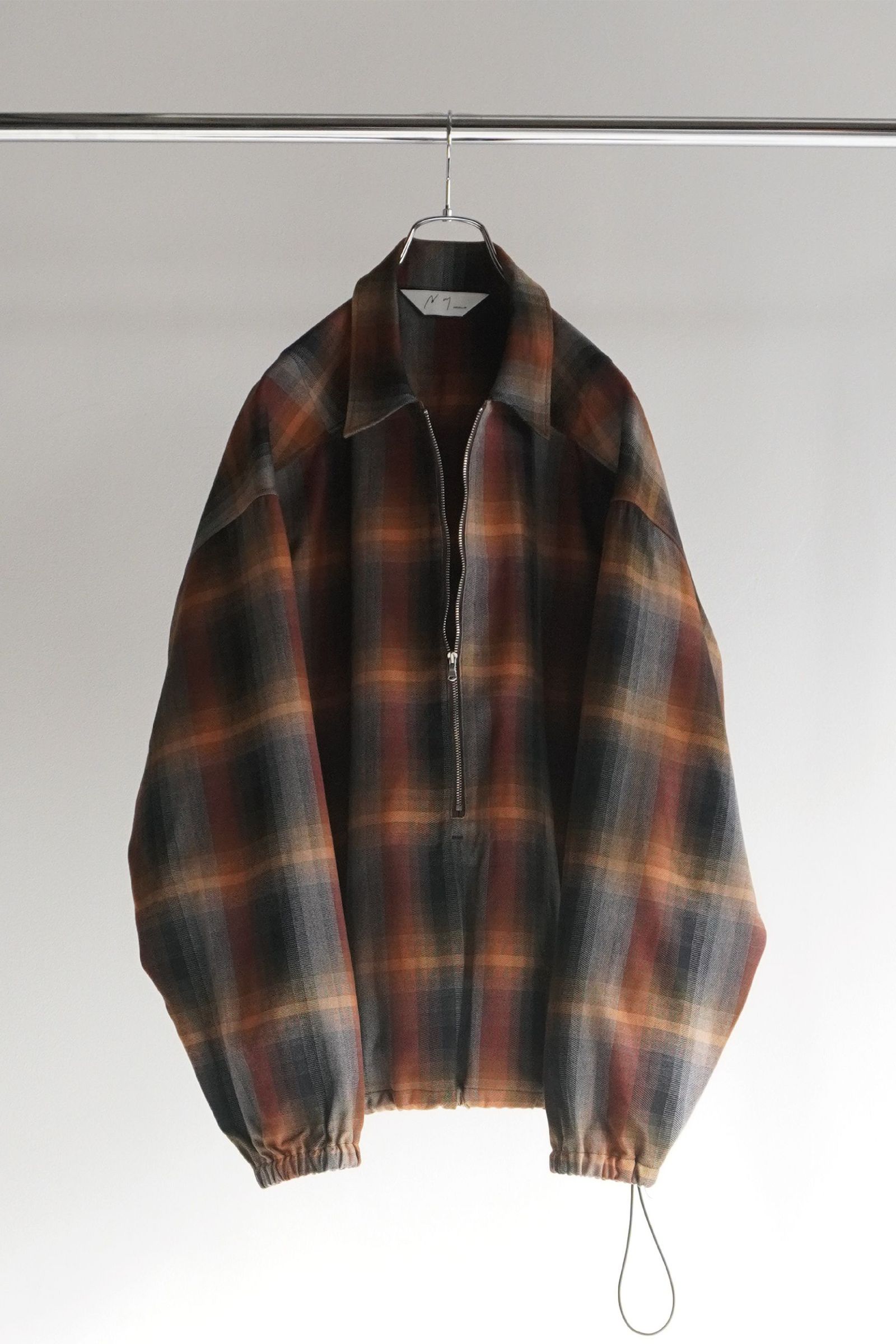 ANCELLM - R/C CHECK PULL OVER SHIRT | RED BLACK | シャツ | NapsNote
