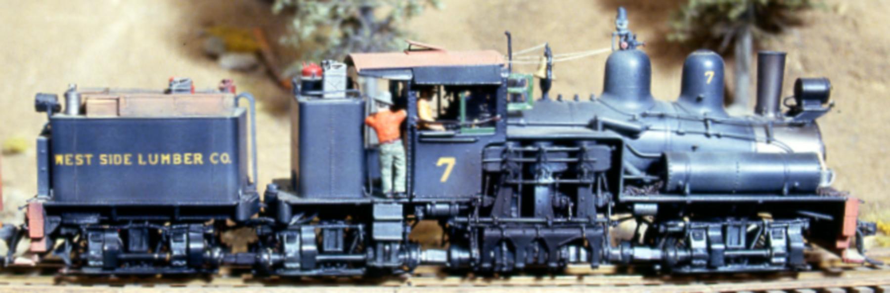 Shay, 3-truck Geared Steam Locomotives for Westside Lumber Co. - NASG