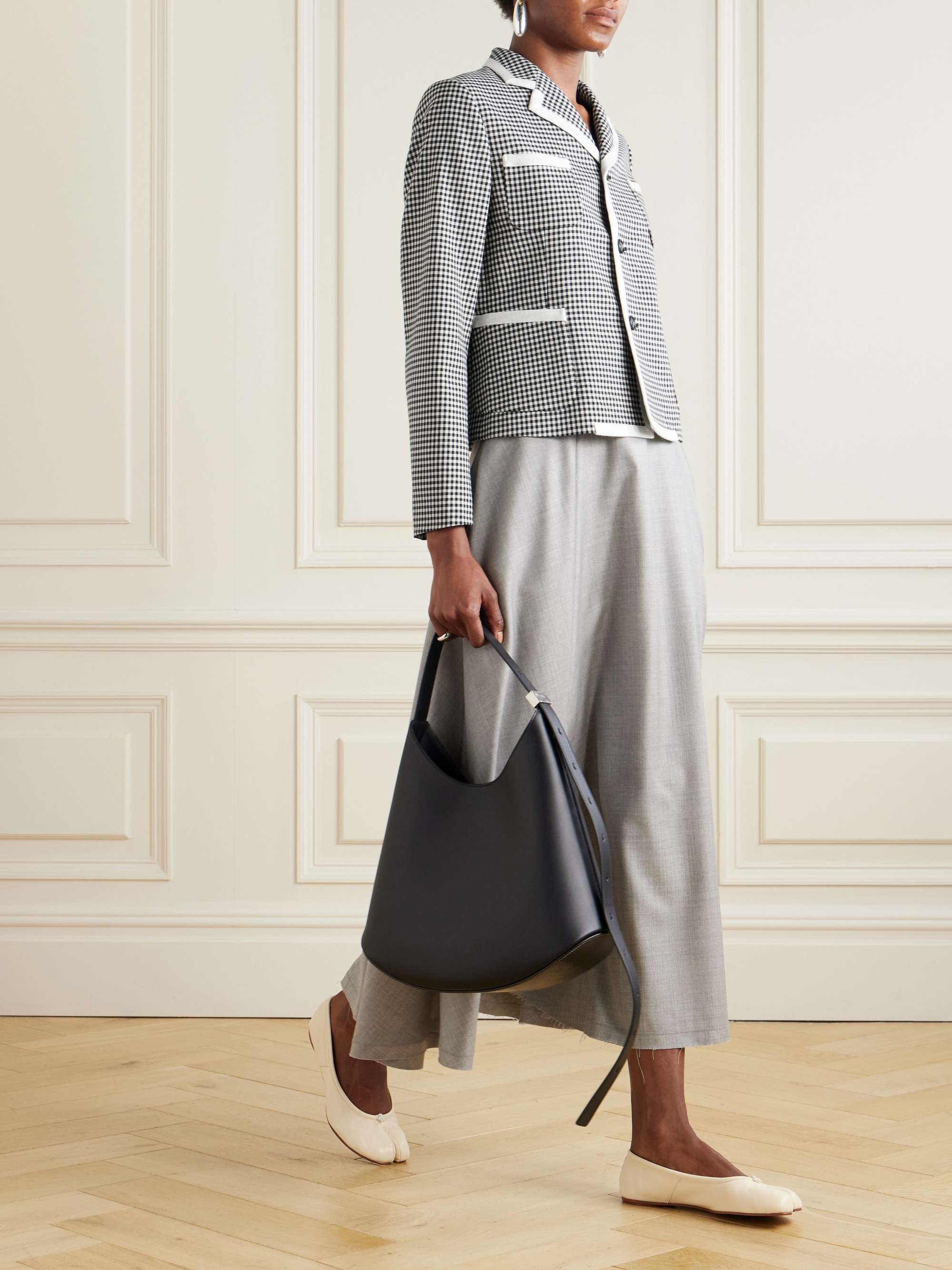 COMME DES GARÇONS GIRL Checked wool jacket | NET-A-PORTER