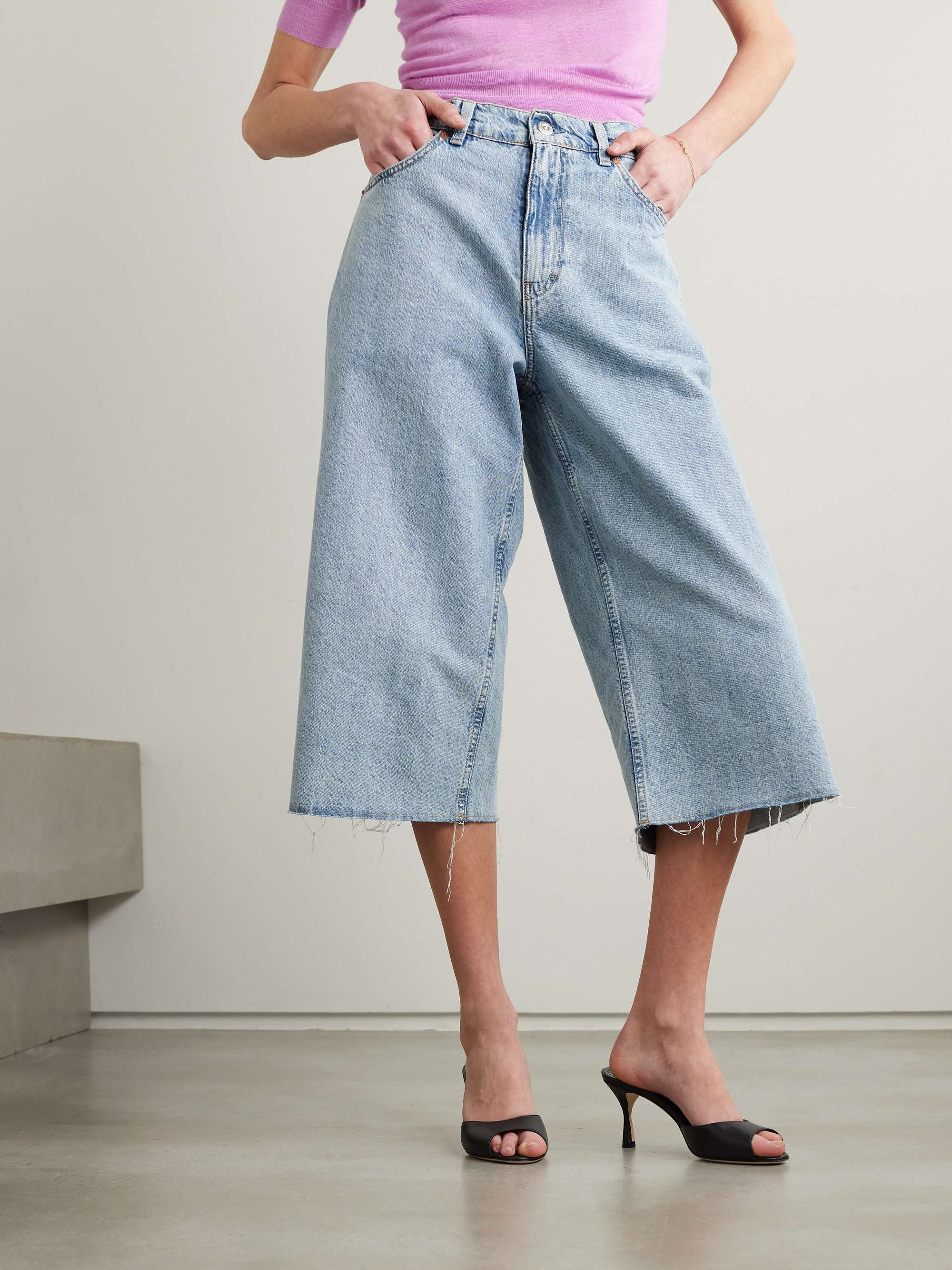 MANOLO BLAHNIK Jada 70 leather mules | NET-A-PORTER