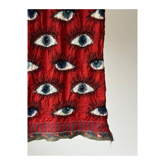 KAPITAL（キャピタル） 縮絨ウール SPEAKEASY HAPPYマフラー(RED