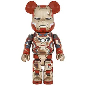 買取】BE＠RBRICK-ベアブリック- 400% IRON MAN Mark 5 「Happyくじ BE