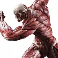 買取】進撃の巨人 超大型巨人 ムキムキソフビフィギュア フィギュア