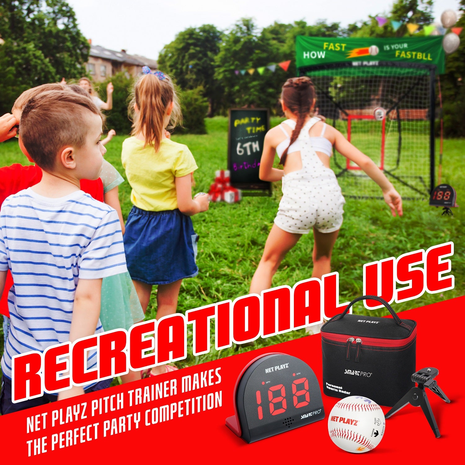 SMART PRO SPEED RADAR | WITH BASEBALL - BASEBALL Equipment From