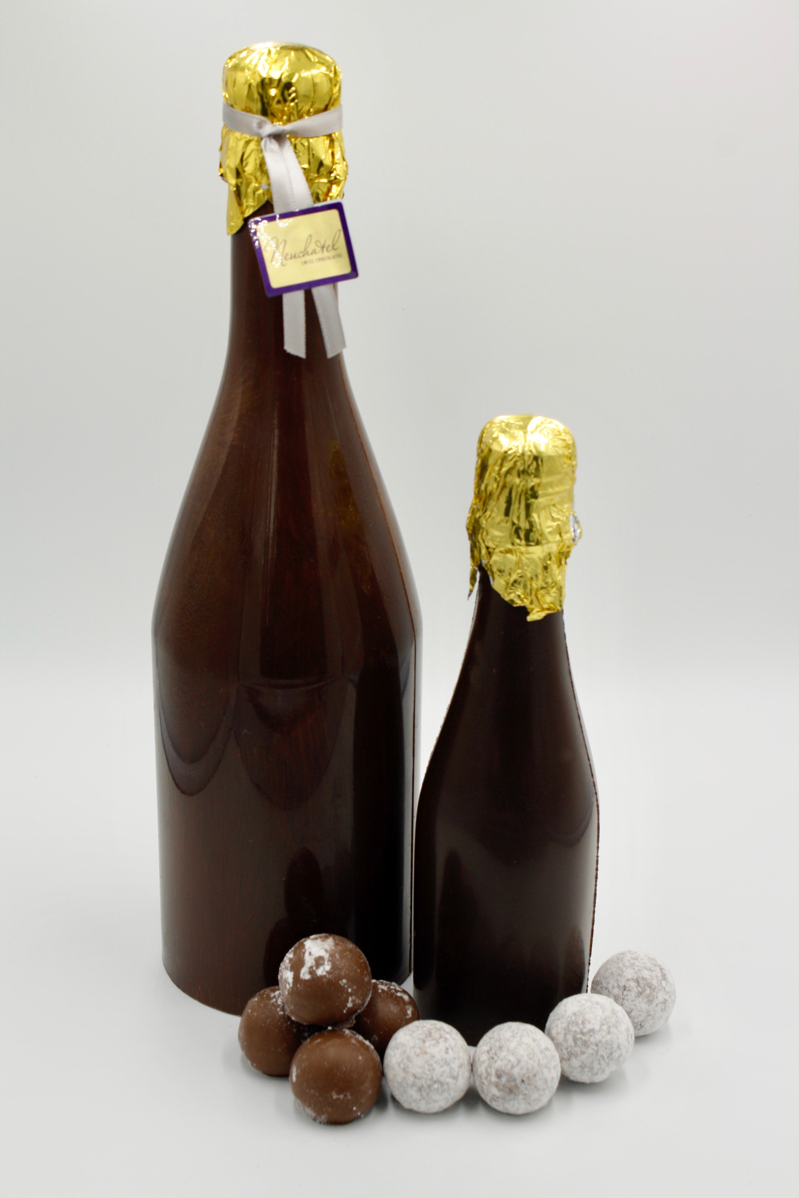 Swiss Chocolate Champagne Bottle – Neuchatel Chocolates