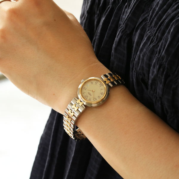 HERMES - 仕上済 - ヴィンテージ エルメス プロフィール クォーツ 中古