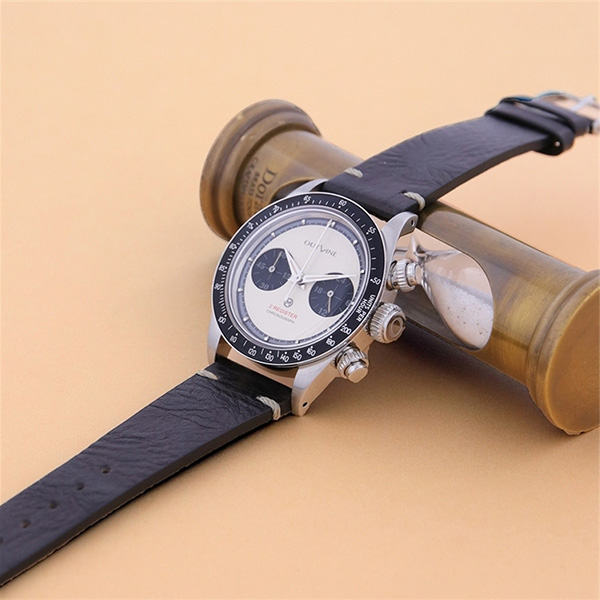 OUTLINE × TiCTAC 2レジスタークロノ YK20232-1WHLB ホワイト レザー