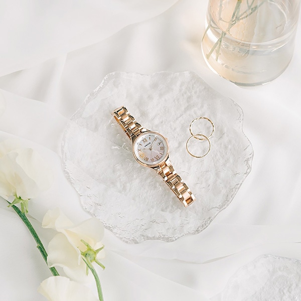 wicca ソーラーテック電波時計 KS1-864-93 限定モデル レディース