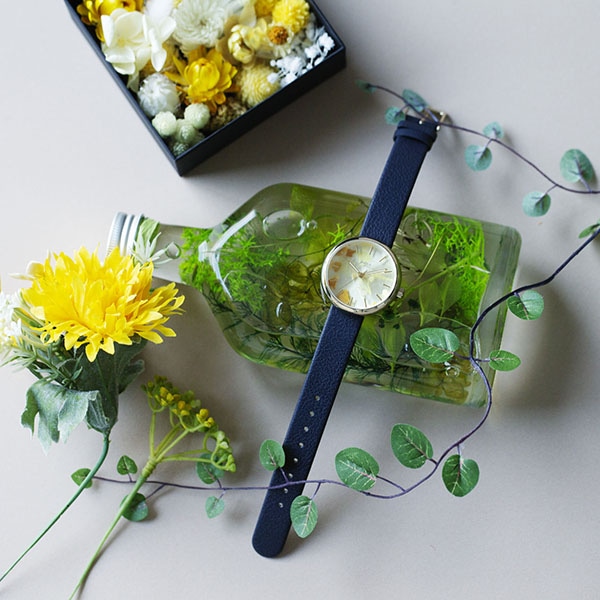 SPICA×gui flower design SPI64-YG/NV フラワーアーティスト 前田有紀