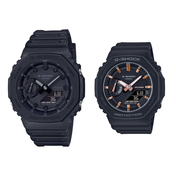 G-SHOCK ペアウォッチ オクタゴン GA-2100-1A1JF/GMA-S2100-1AJF EC