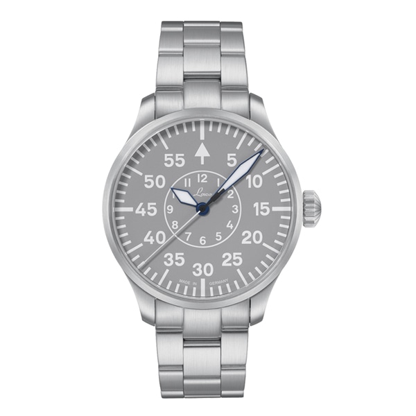 Laco ラコ 862162 PILOT Aachen Grau39 自動巻(グレー/レザー): Laco