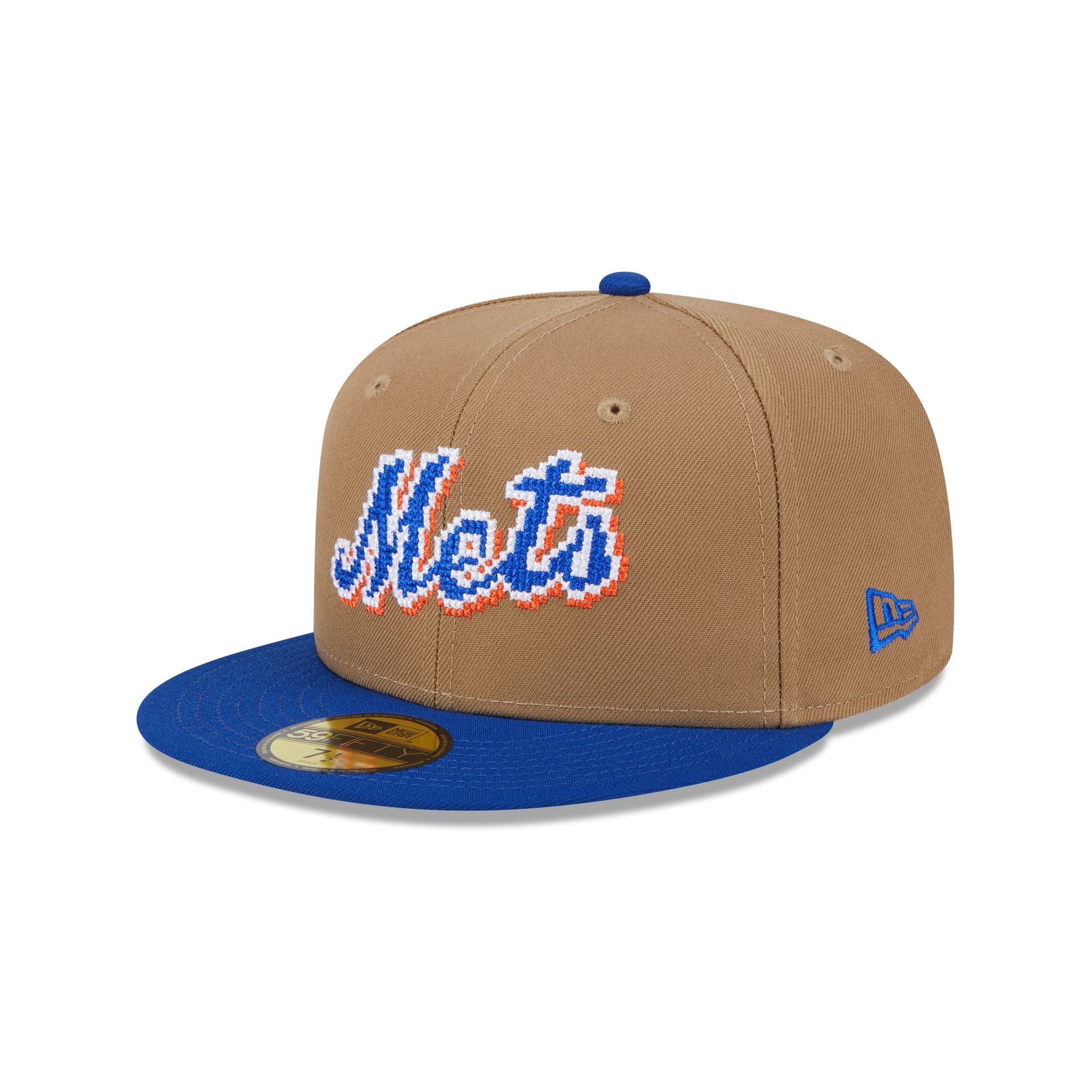 New York Mets Classic 8-Bit Wordmark 59FIFTY Fitted Hat – New Era Cap
