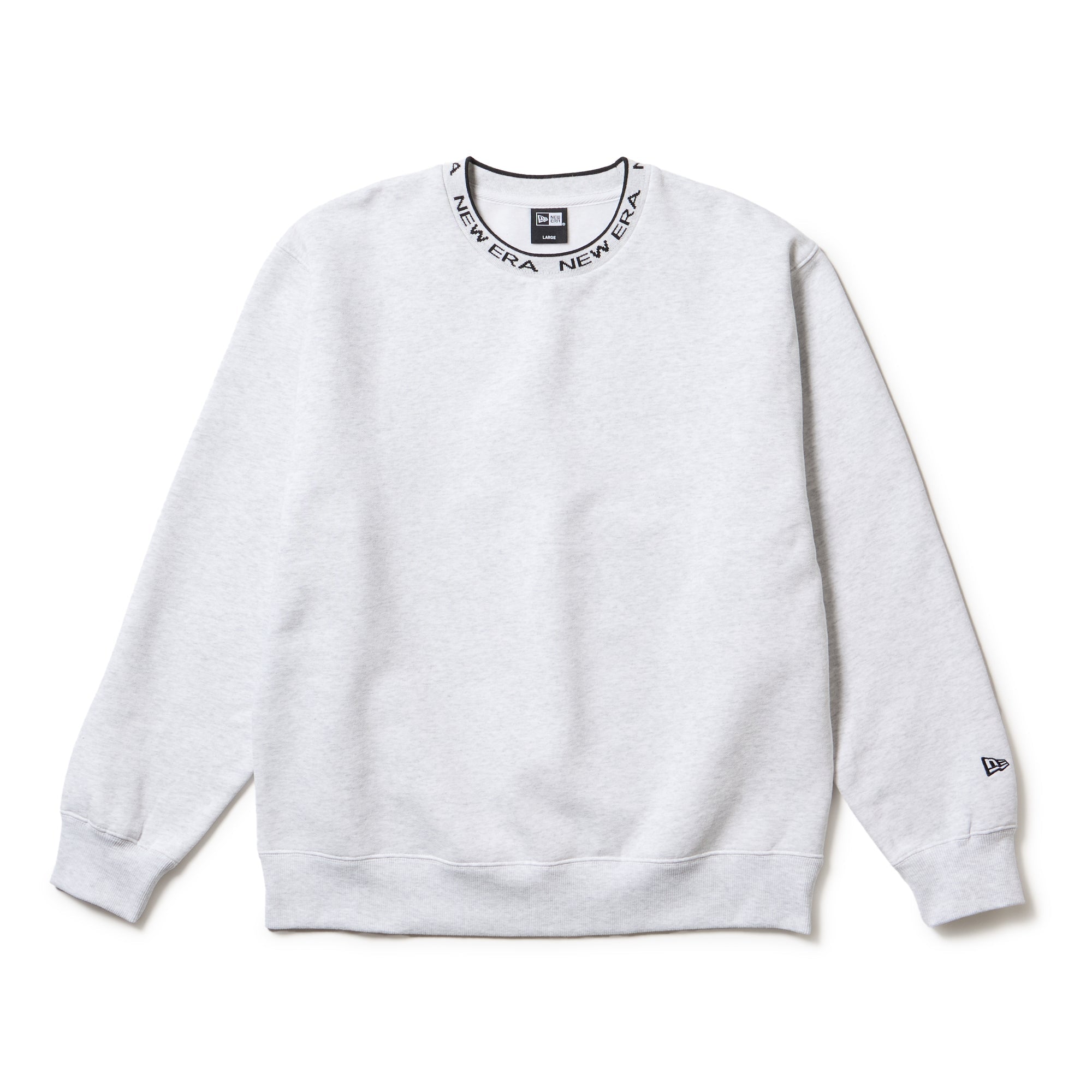 裏起毛 オーバーサイズド スウェット クルーネック ジャカードロゴ