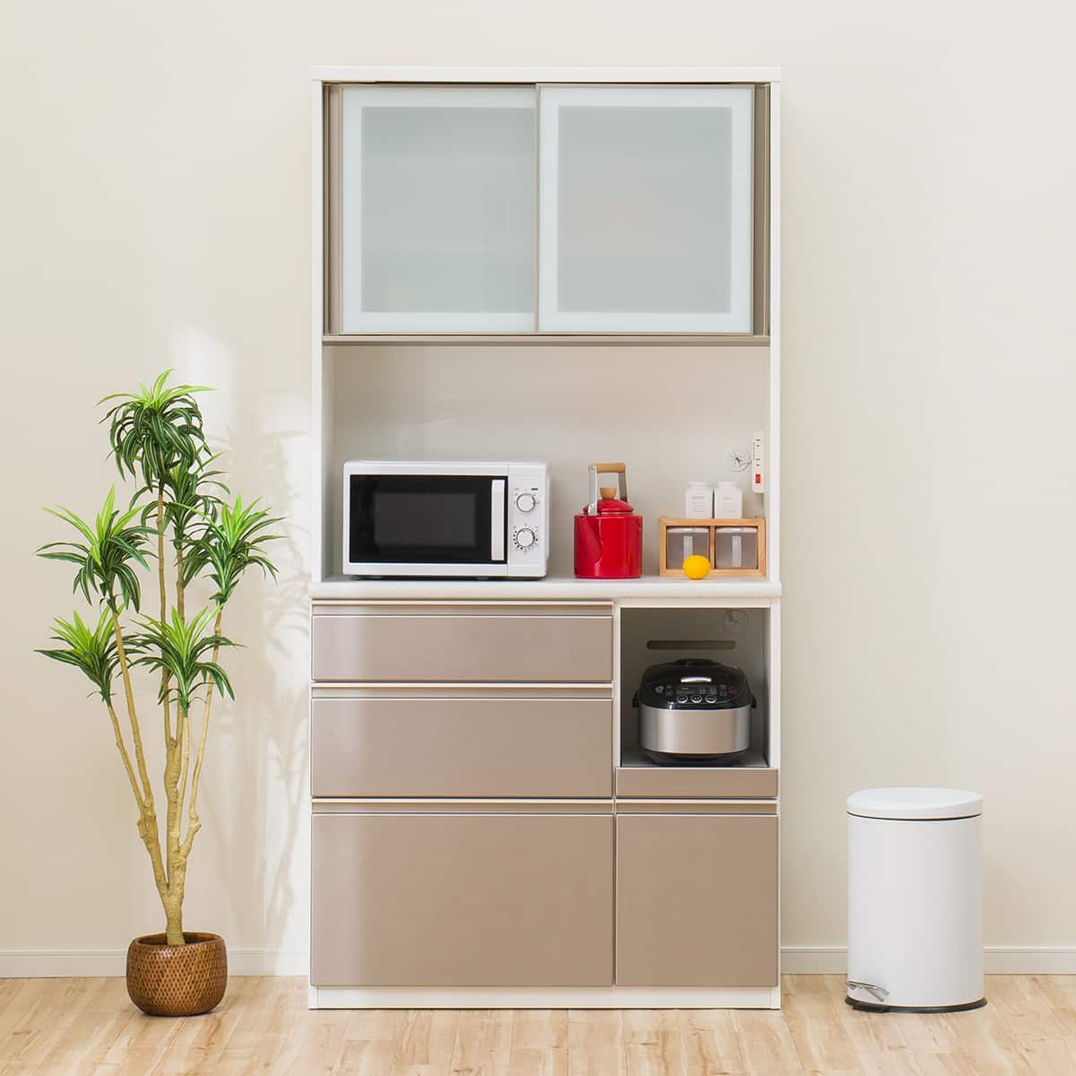 キッチンボード (アルミナ2 100KB SI) | ニトリネット【公式】 家具