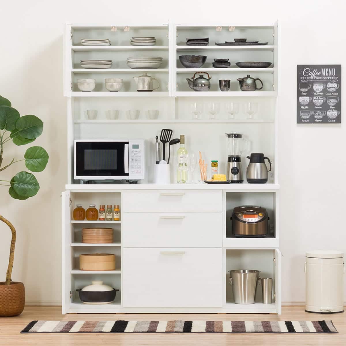 キッチンボード (ソレル 140KB WH) | ニトリネット【公式】 家具