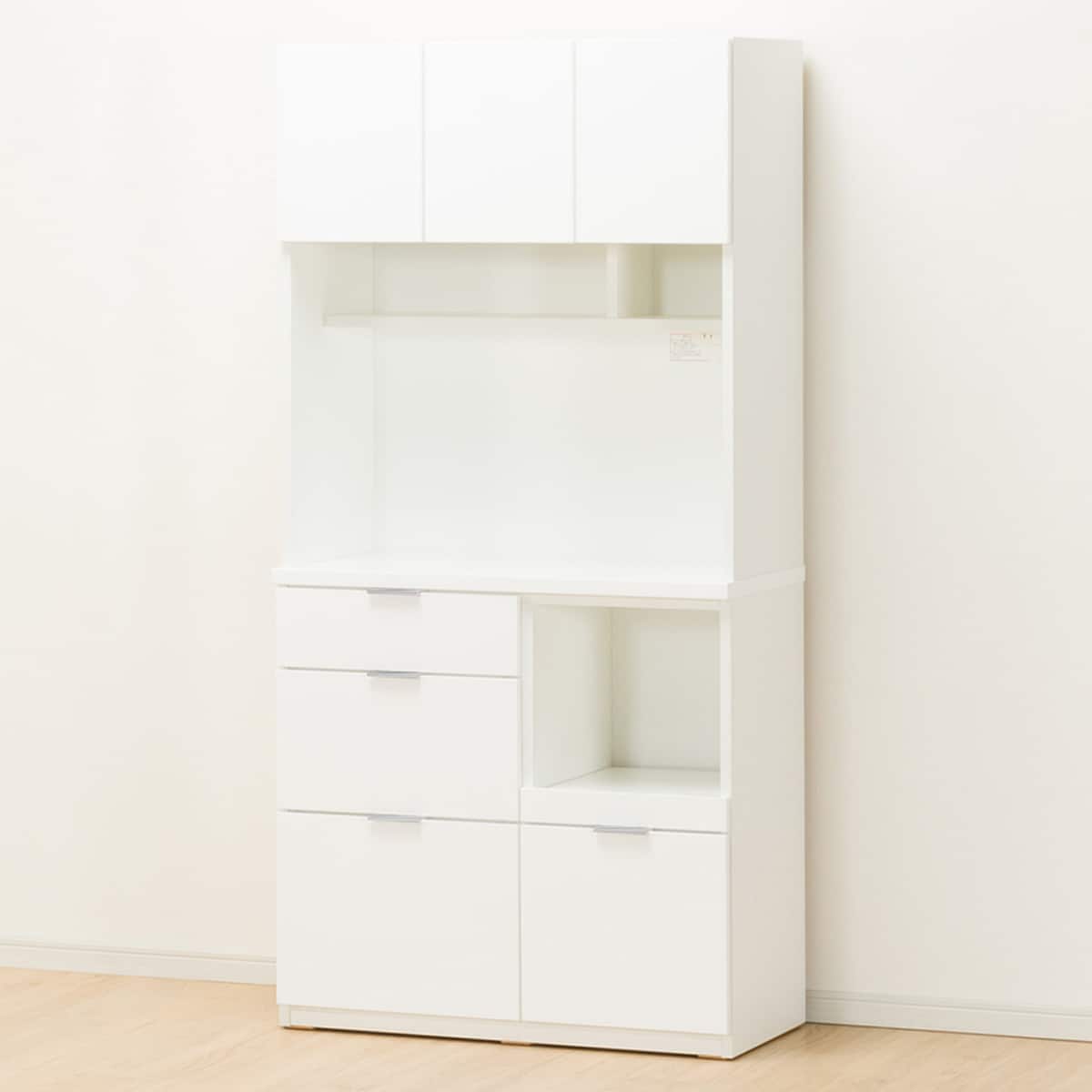 キッチンボード(エトナ90KB WH/SI) | ニトリネット【公式】 家具