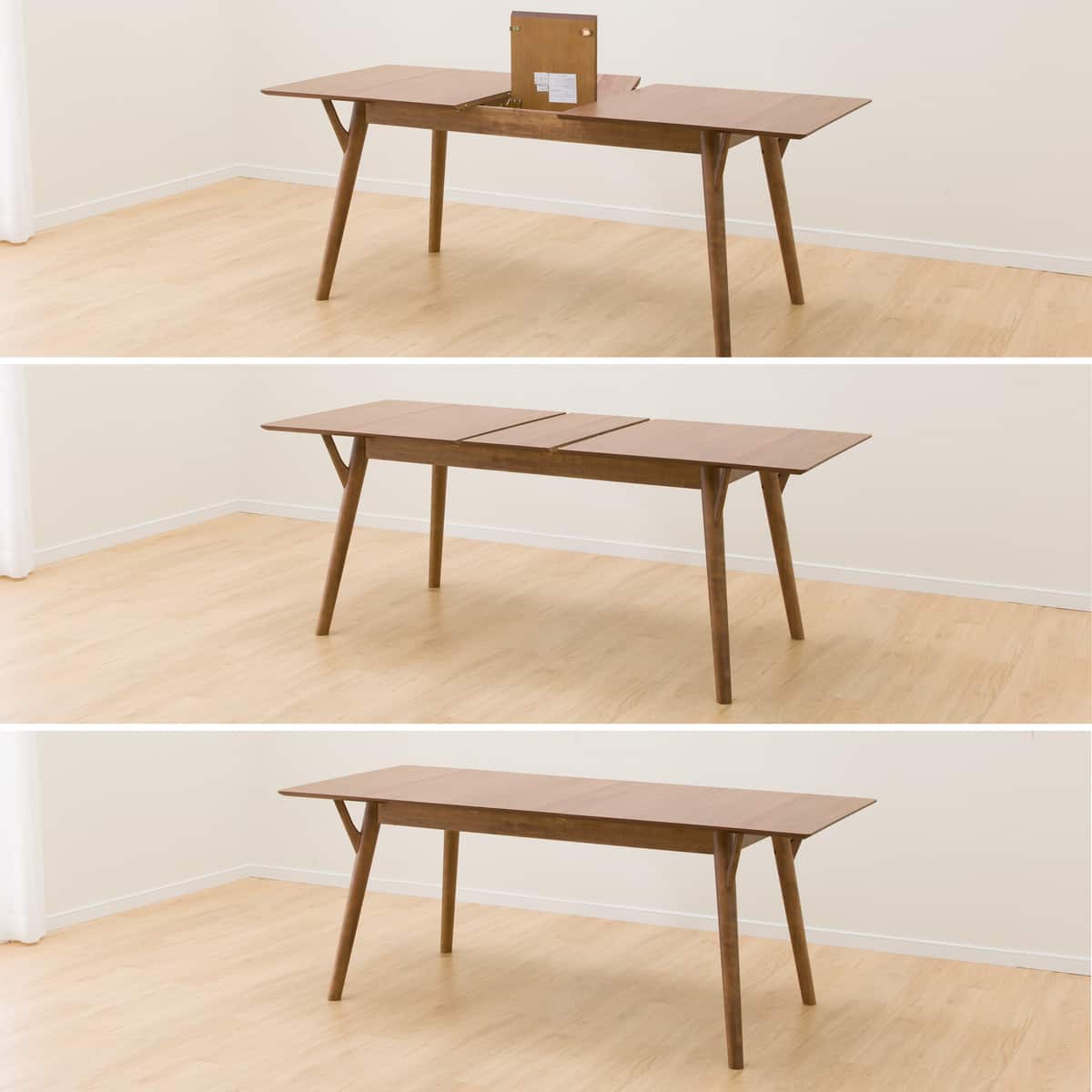 伸長式ダイニングテーブル(フィルン OC2 150 MBR) | ニトリネット