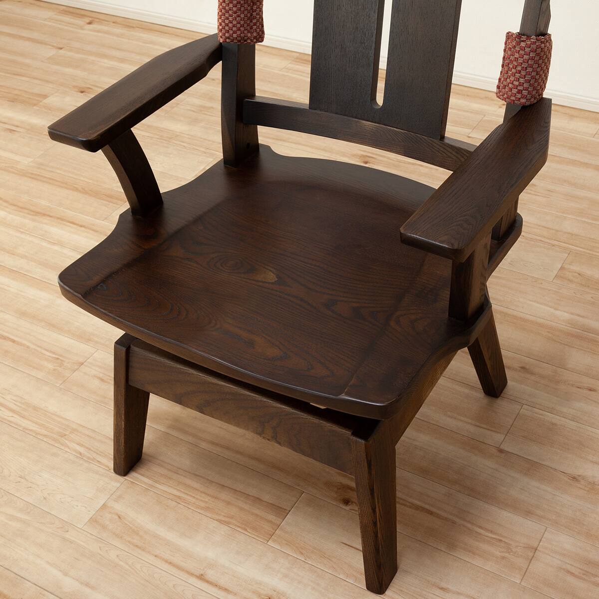 ダイニングチェア(ヤマト両肘回転 板座DBR) | ニトリネット【公式