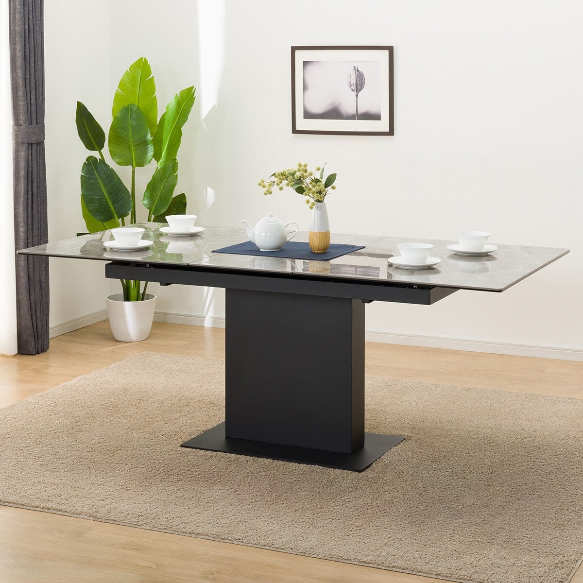 伸長式セラミックダイニングテーブル(140/179BE TJ201) | ニトリネット