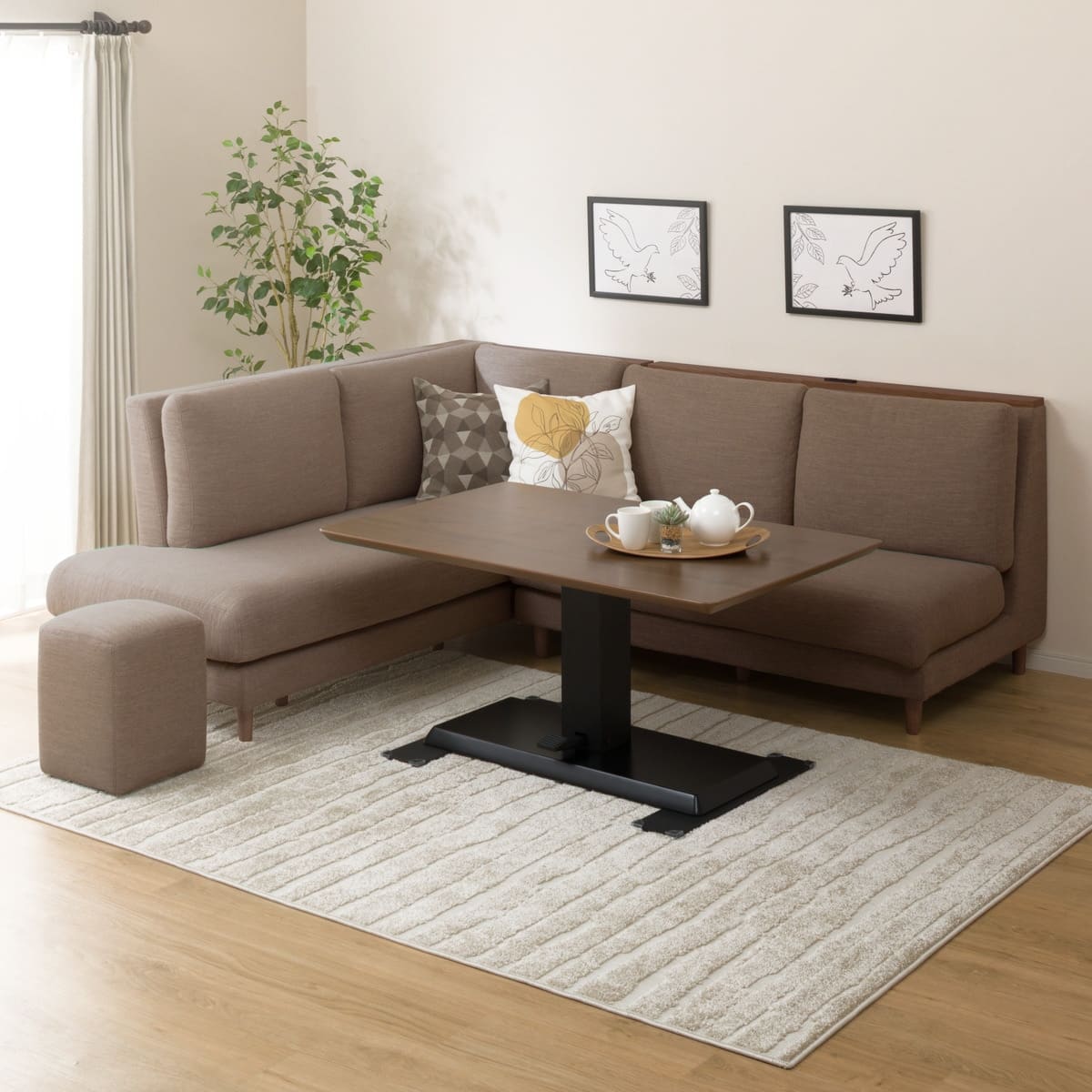 昇降テーブル(LC-004 120 MBR) | ニトリネット【公式】 家具