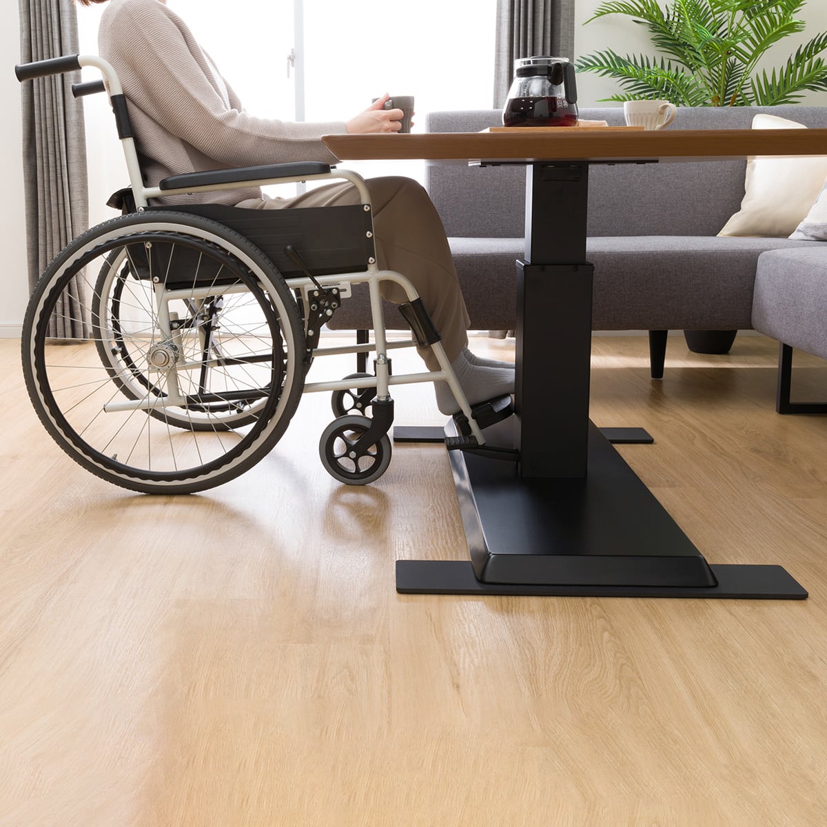 昇降テーブル(LC-004 135 MBR) | ニトリネット【公式】 家具