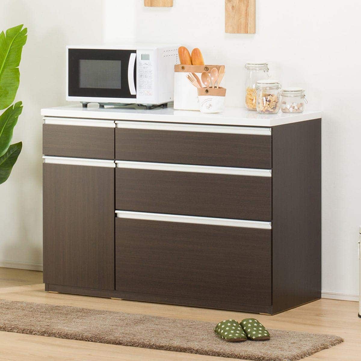 キッチンカウンター(キュリー2 120CT DBR) | ニトリネット【公式