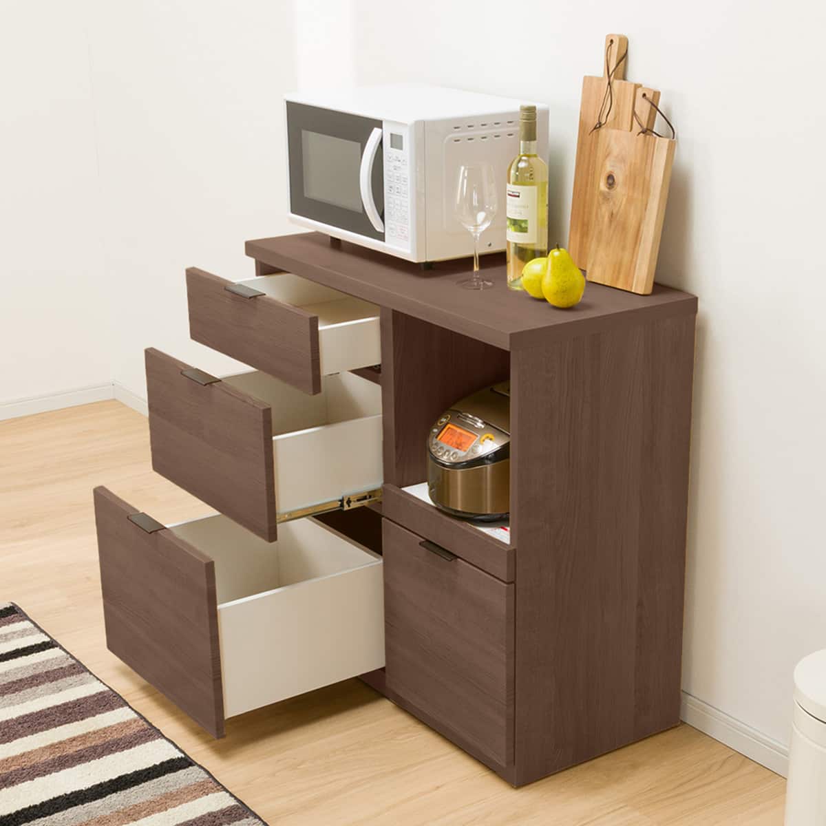 ニトリ（エトナ90CT WH）キッチンカウンター ニトリ（エトナ90CT WH