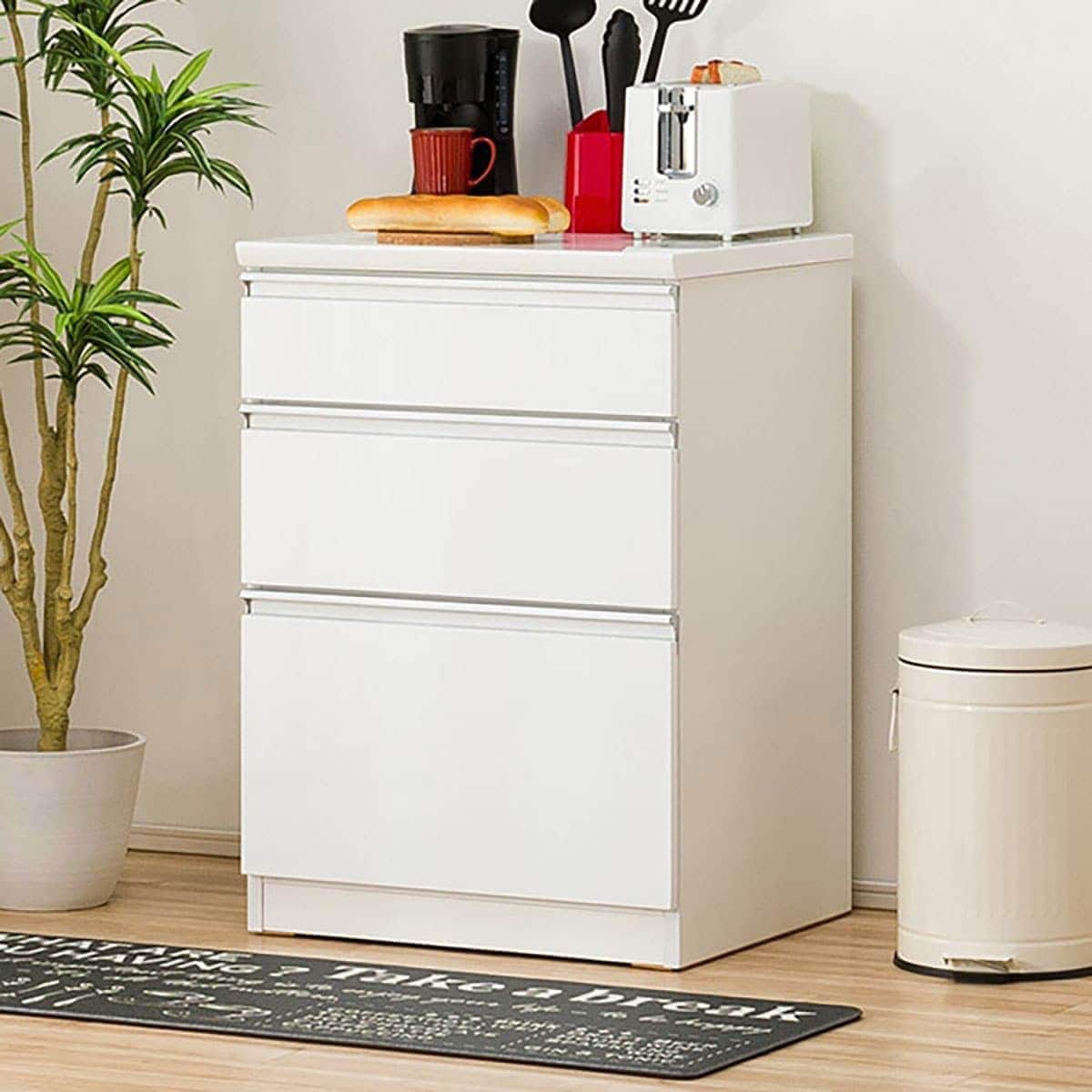 キッチンカウンター(レジューム 60SL WH) | ニトリネット【公式】 家具