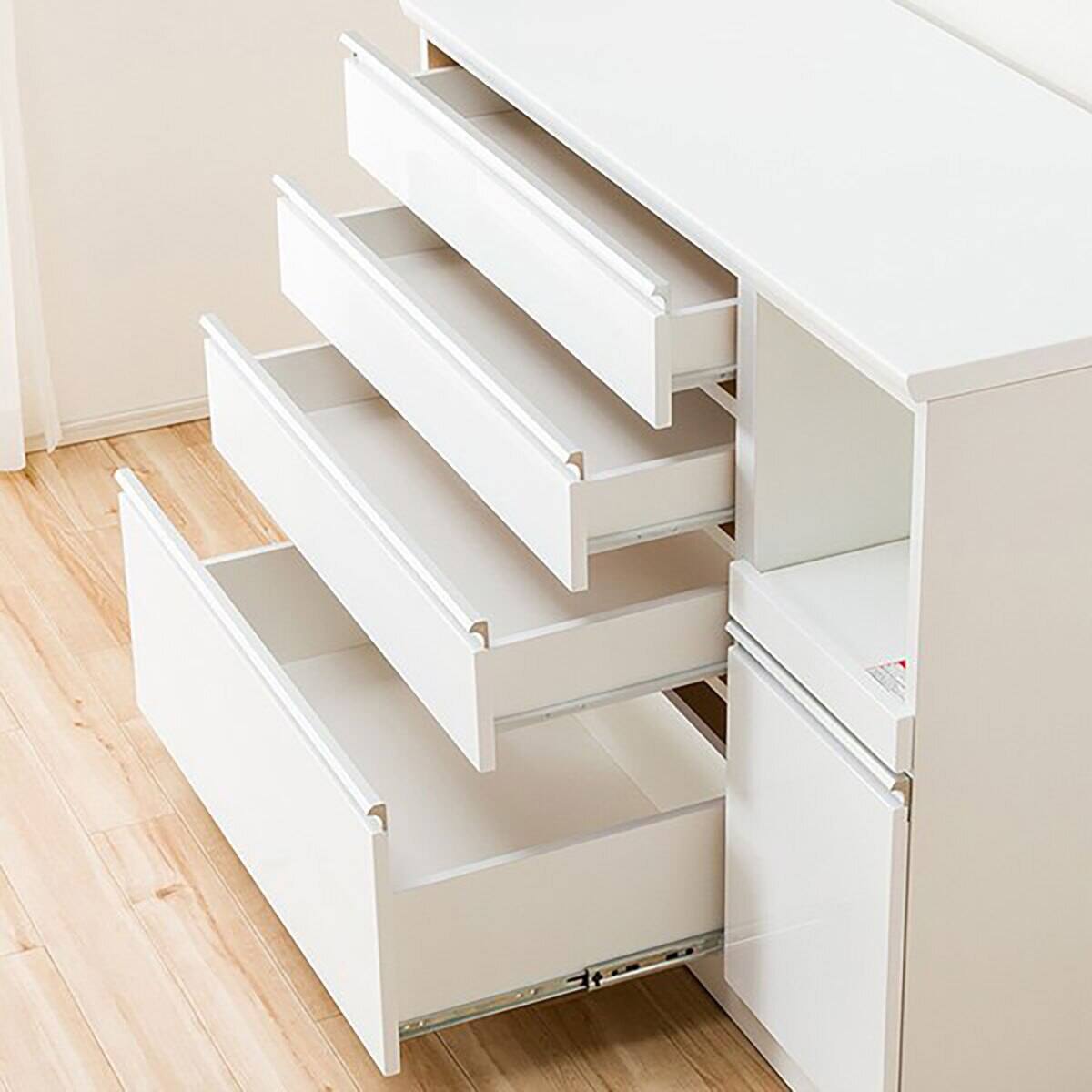 キッチンカウンター(レジューム 120-2SH-R WH) | ニトリネット【公式