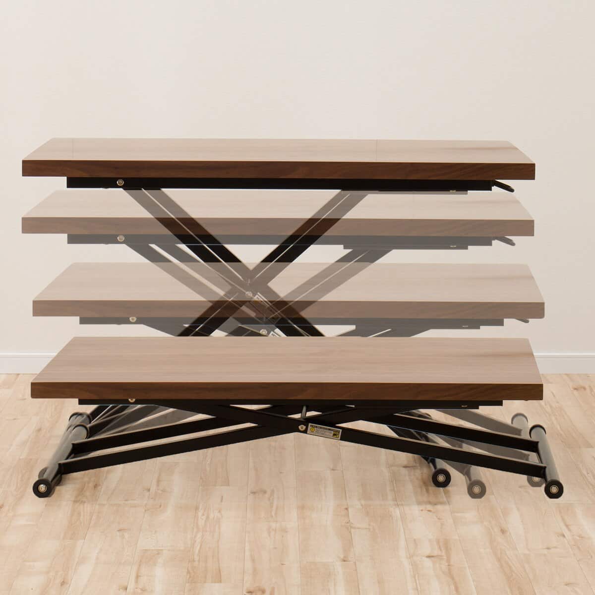 昇降ダイニングテーブル(NEW アクティブ ウォルナット) | ニトリネット