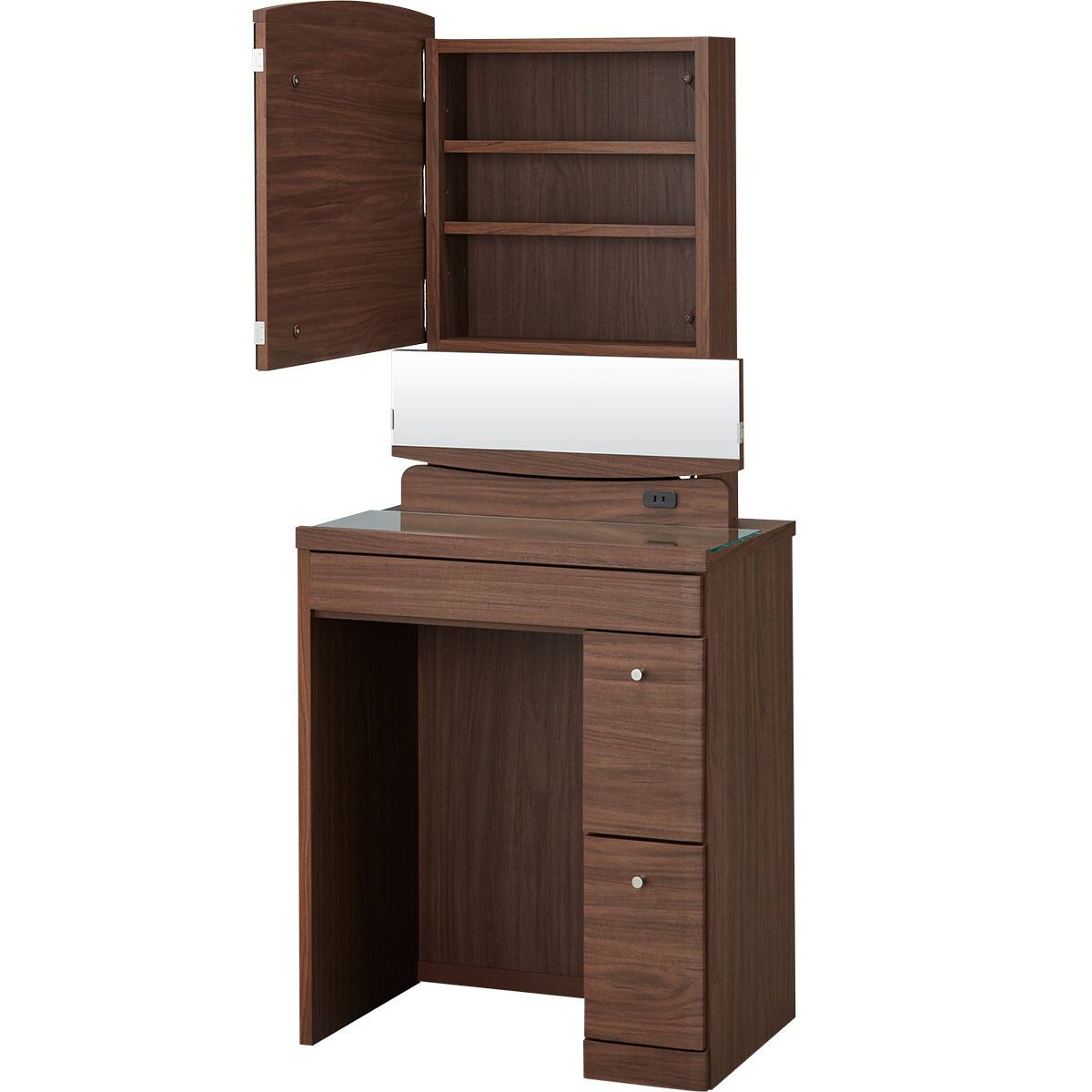 一面鏡ドレッサー(DR-013 MBR) | ニトリネット【公式】 家具