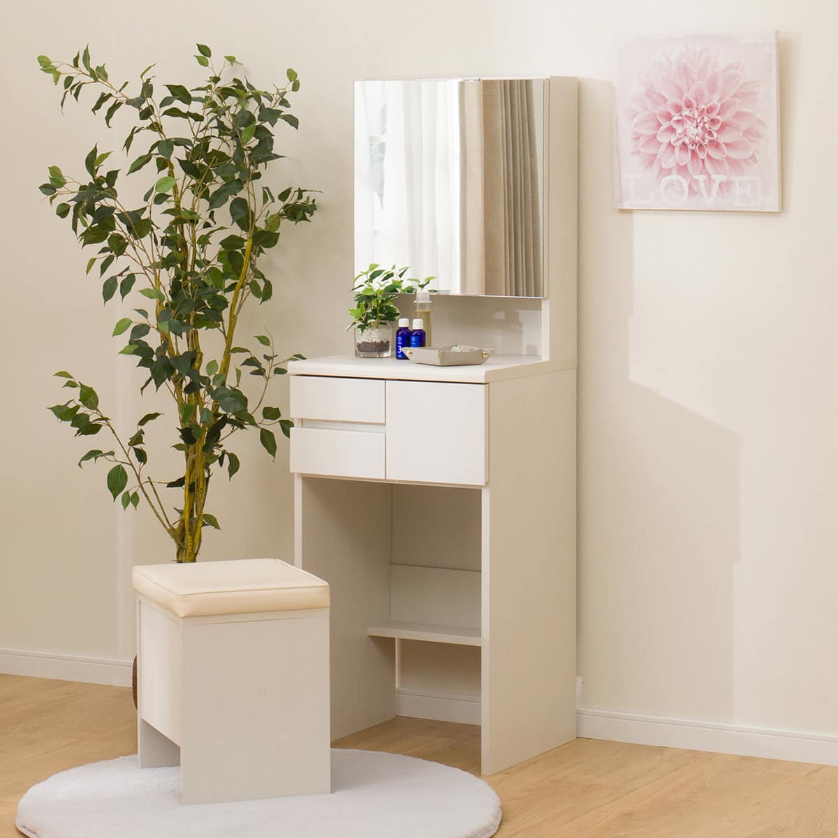 一面鏡ドレッサー(DR-010 WW) | ニトリネット【公式】 家具