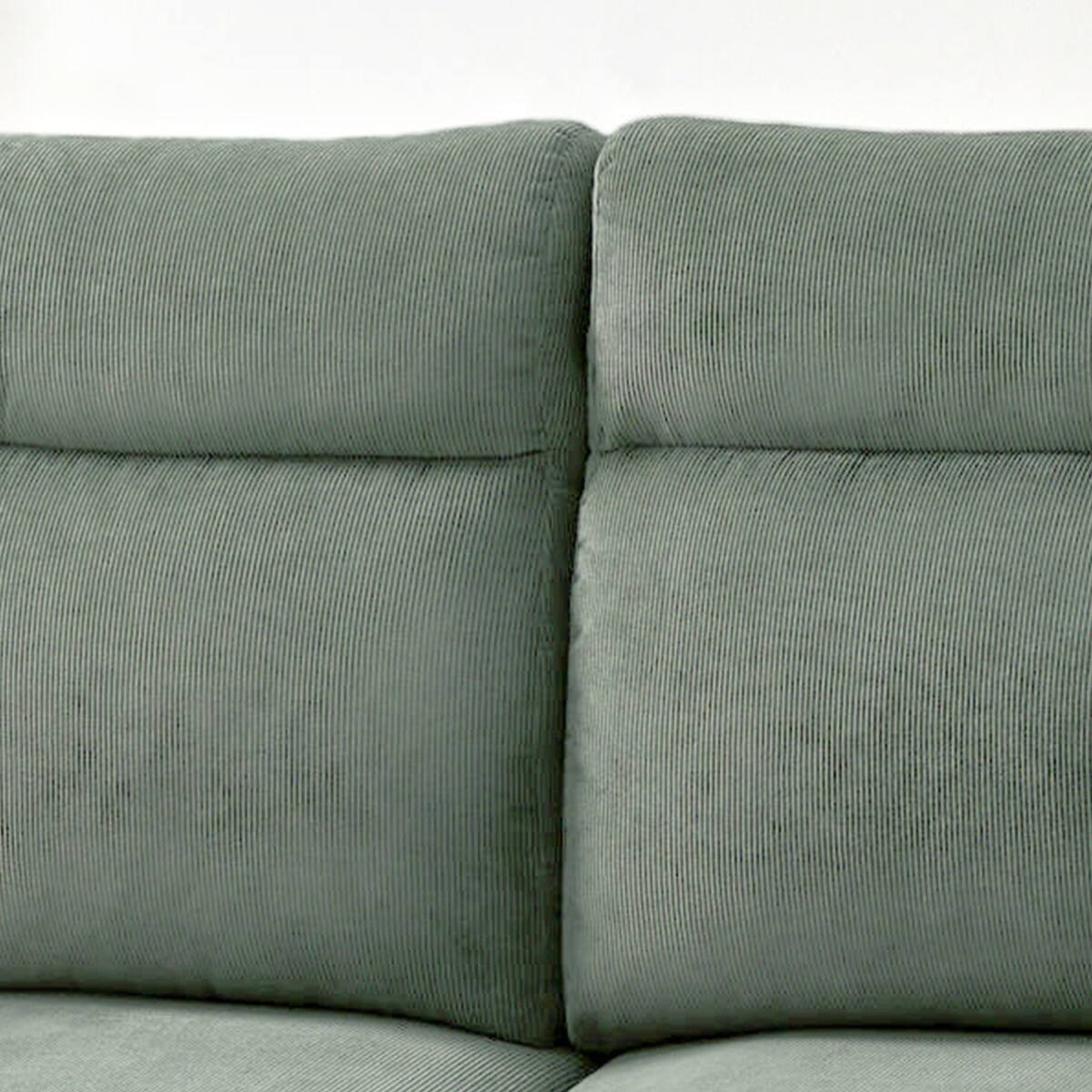 3人掛け 北欧風コーデュロイソファ (AX-1820 GR) | ニトリネット【公式