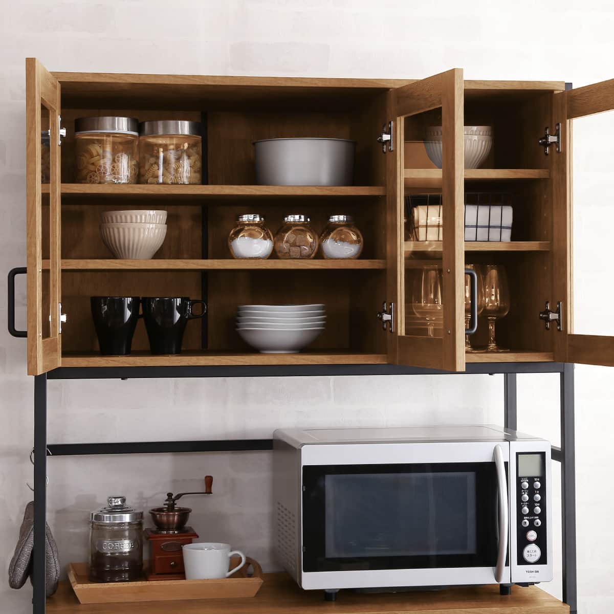 ヴィンテージテイストのキッチンボード(NA) | ニトリネット【公式