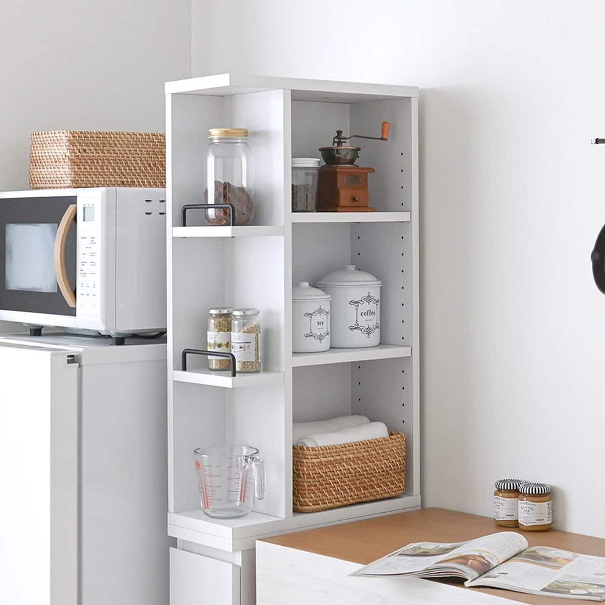 洗面所やキッチンにも使えるすき間収納 (幅20cm WH) | ニトリネット