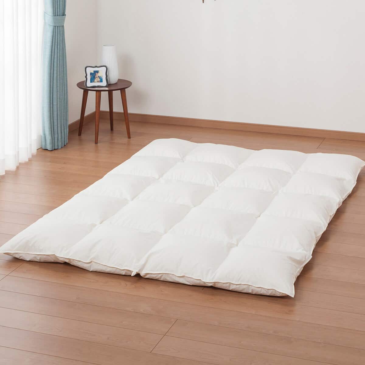 日本製】ホワイトダックダウン85% 羽毛布団(ムーンシャンテン シングル