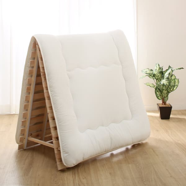 セミダブル 2つ折りヒノキすのこベッド | ニトリネット【公式】 家具